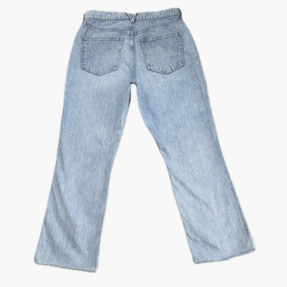 👖💎 VERONICA BEARD High Waist Wide Leg Crop Jeans | Distressed Blue | Women’s 29 - Picture 4 of 6